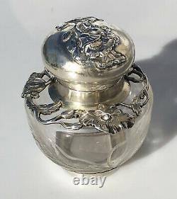 Old Art New Crystal Glass Argent Massif 19th