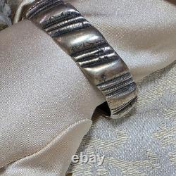 Old Berber Aït Atta Bracelet Morocco Solid Silver Ram Hallmark 82g
