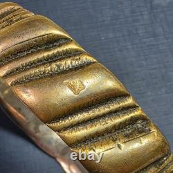 Old Berber Aït Atta Bracelet Morocco Solid Silver Ram Hallmark 82g