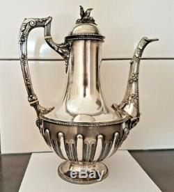Old Big Coffee Pot Silver Louis XVI Sterling 798g Coffee