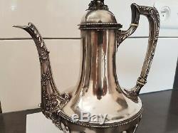 Old Big Coffee Pot Silver Louis XVI Sterling 798g Coffee