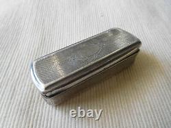 Old Box Pillier Silver Massive Poincon Minerve End 19 Eme Bt2 Lot