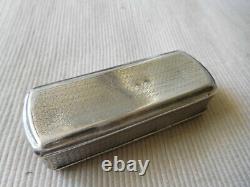 Old Box Pillier Silver Massive Poincon Minerve End 19 Eme Bt2 Lot