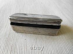 Old Box Pillier Silver Massive Poincon Minerve End 19 Eme Bt2 Lot