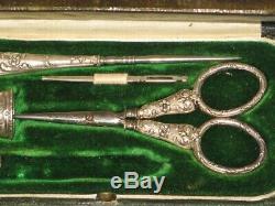 Old Box Sewing Necessary Money Chisel Punches Needle Holder