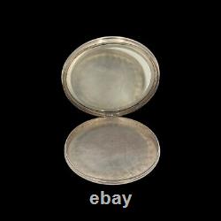 Old Box, Solid Sterling Silver Powder Compact 925