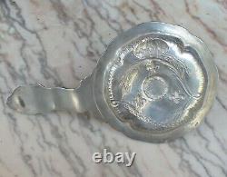 Old Candlestick Royal Bishop Silver Minerva Rare Punch 232g In Hand, Xixth
