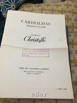 Old Catalog Christofle Sterling Silver Cardeilhac Year 60