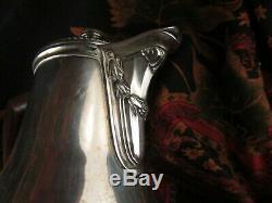 Old Coffee Maker Jug ​​selfish Solid Silver Punch Neck Brace Style LXVI