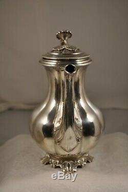 Old Coffee Maker Sterling Silver Tete A Tete 347gr Antique Solid Silver Coffee Pot