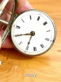 Old Coq Watch In Silver Massif Pocket Watch Silver