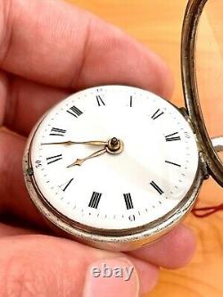 Old Coq Watch In Silver Massif Pocket Watch Silver