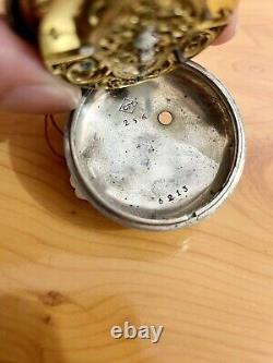 Old Coq Watch In Silver Massif Pocket Watch Silver