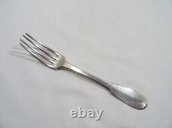 Old Covered Cuillere Silver Fork Massif Oury Jean Francois 1819 1838