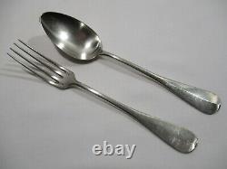 Old Covered In Table In Sterling Silver Spoons 5 6 Forks Punches