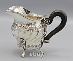 Old Creamer Milk Pot in Solid Silver Minerve House Cardeilhac Paris XIX