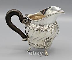 Old Creamer Milk Pot in Solid Silver Minerve House Cardeilhac Paris XIX