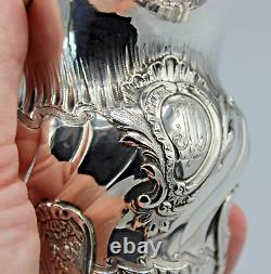 Old Creamer Milk Pot in Solid Silver Minerve House Cardeilhac Paris XIX