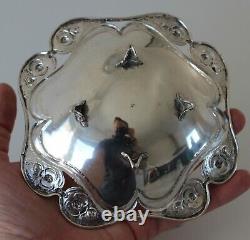 Old Cup Empty Pocket Silver Massive 900/1000 Decor Floral