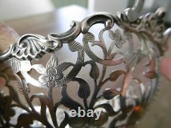 Old Cut Basket Basket In Solid Silver Pierced Open Holland Low Country