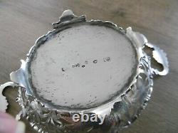 Old Cut Basket Basket In Solid Silver Pierced Open Holland Low Country