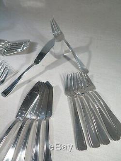 Old Cutlery Cutlery A Fish Sterling Silver Art Deco Style