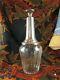 Old Decanter Carafe Mounted Massive Silver Punch Neck Brace Era Nineteenth St Empire
