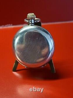 Old English solid silver pocket watch Works Lion hallmarks
