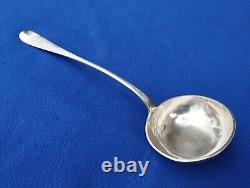 Old GIEL ladle. Solid silver 800 Swiss 19th century