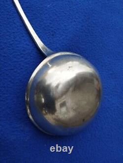 Old GIEL ladle. Solid silver 800 Swiss 19th century