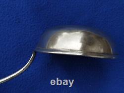 Old GIEL ladle. Solid silver 800 Swiss 19th century