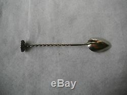 Old Glass Of Water Or Medicine Spoon Solid Silver Minerva Title 1