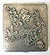 Old Holster Crafted Sterling Silver Butterfly Silver Cigarette Box Cigaret