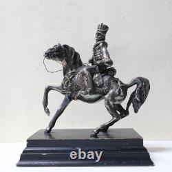 Old Hussar Sculpture No. 1 in 925 Sterling Silver by Alessandro MAGRINO