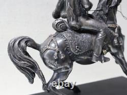 Old Hussar Sculpture No. 1 in 925 Sterling Silver by Alessandro MAGRINO