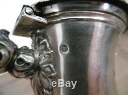 Old Jug Teapot Silver Neck Brace