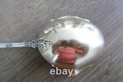 Old Large Spoon To Serve And Sauce In Solid Silver Minerva