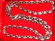 Old Long Chain In Solid Silver Coffee Bean Model Weight 88.50 G