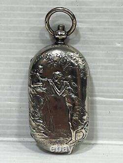 Old Louis d'Or Solid Silver Art Nouveau Fountain of Youth