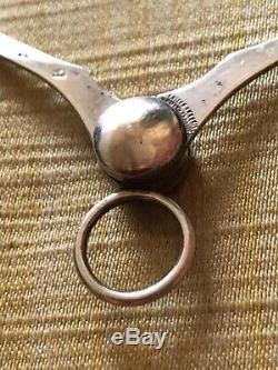 Old Man Bezel Scissors Incredible Optical Lorgnon Spyglass Sterling Silver