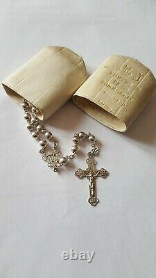 Old Massive Silver Rosary