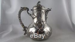 Old Milk Jug Covered Sterling Silver Poincon Minerve Nineteenth Louis XV Rocaille