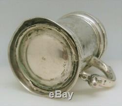 Old Money Box Stein Sterling Silver Decor Cherub Renaissance 18th Century Ème