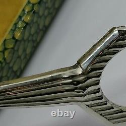 Old Necessary Silver Scissors Massif Scissors Nogent Art Deco