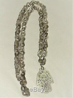 Old Necklace Handmade Necklace Silver & Hand Fatma Africa Maghreb North