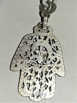 Old Necklace Handmade Necklace Silver & Hand Fatma Africa Maghreb North