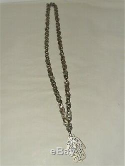 Old Necklace Handmade Necklace Silver & Hand Fatma Africa Maghreb North