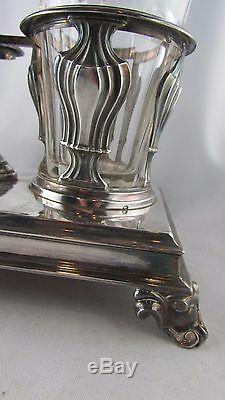 Old Oil Cruet Vieligrier Sterling Silver Poincon Minerve Nineteenth Style Empire