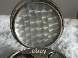 Old Omega Gossip Watch Solid Silver Case Swan Punch Works