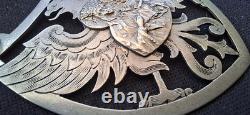 Old Polish patriotic ryngraf, chiseled in 875/1000 sterling silver (1920–1931)